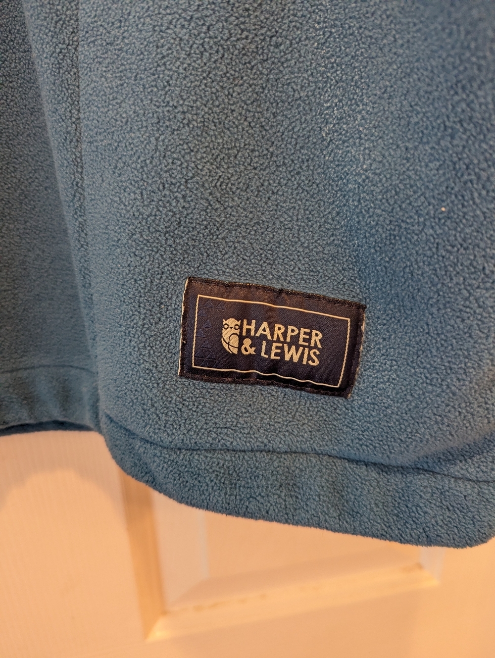 Harper & Lewis Womens Fleece Pullover Lavender Purple Teal Colorblock Med NWOT - Picture 6 of 8